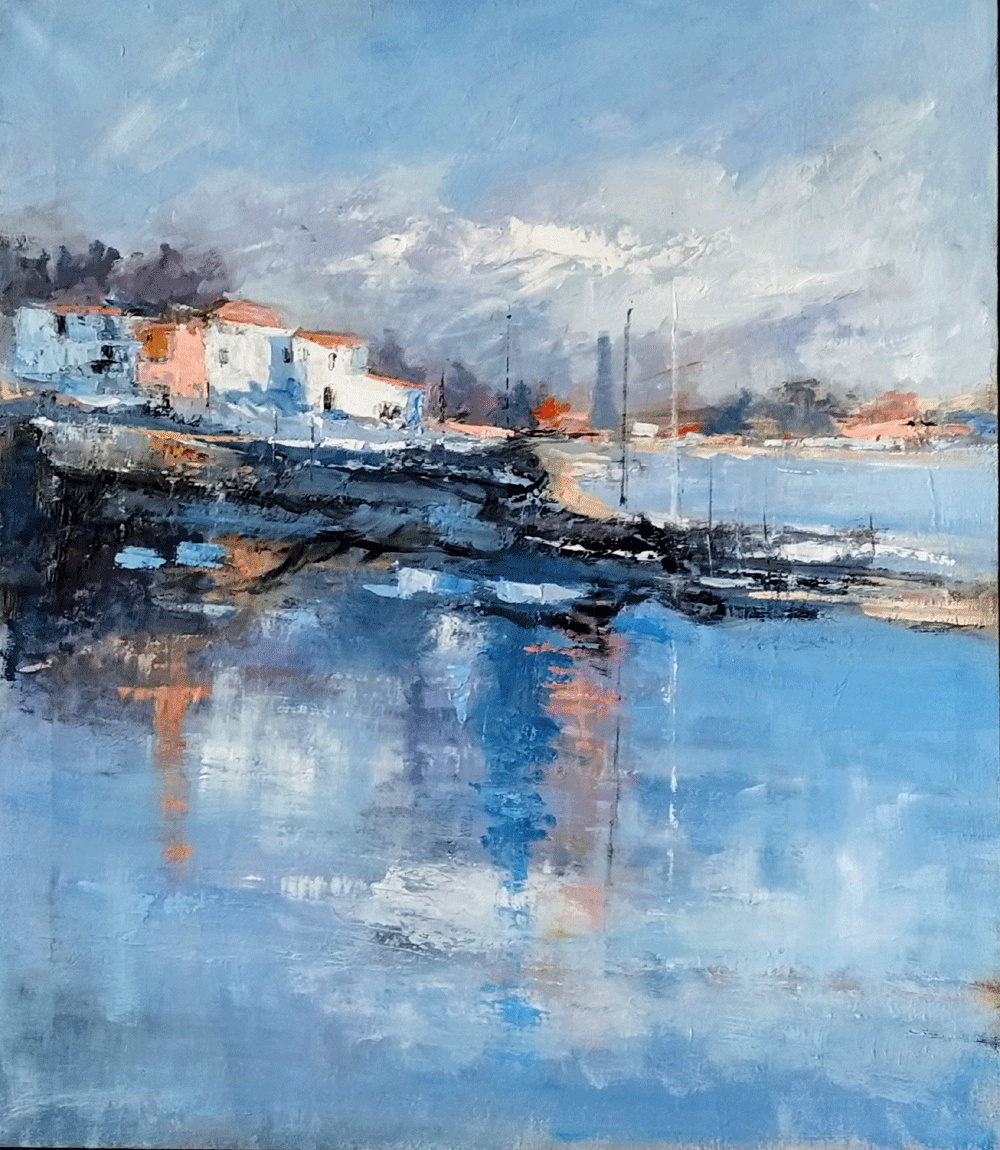 borgo-di-prscatori-(fishing village) Leonetta Rossi painter
