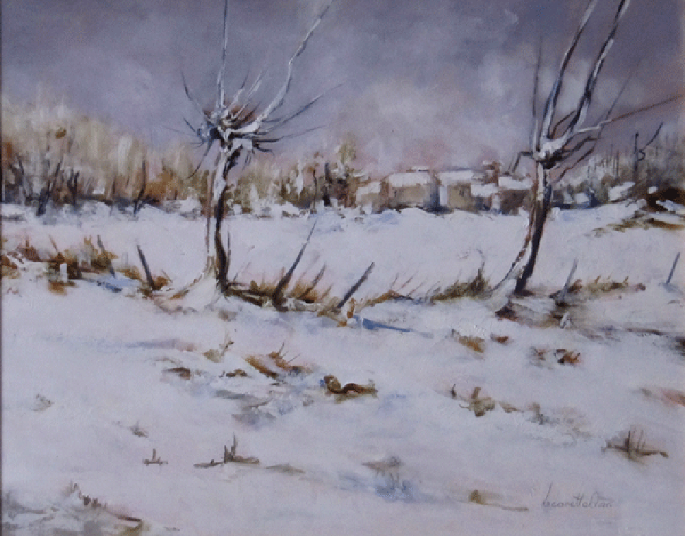 nevicata-2013-(snowfall-2013) Leonetta Rossi painter
