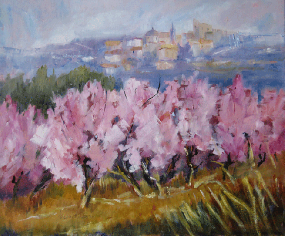 fioritura di primavera(pring flowering) Leonetta Rossi painter