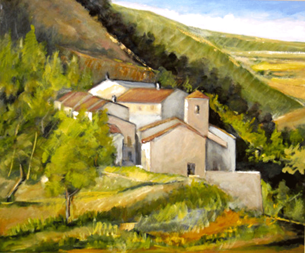 Senatello in estate(summer in Senatello ) Rossi Leonetta painter