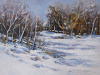 Neve nel bosco (Snow in the woods)-Leonetta Rossi painter