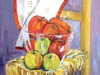 sedia con frutta (chair with fruit) Leonetta Rossi painter