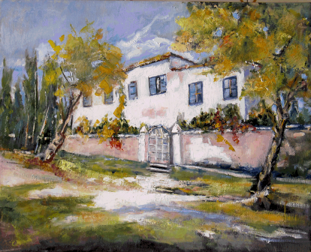 casa-di-campagna(country house) Leonetta Rossi painter