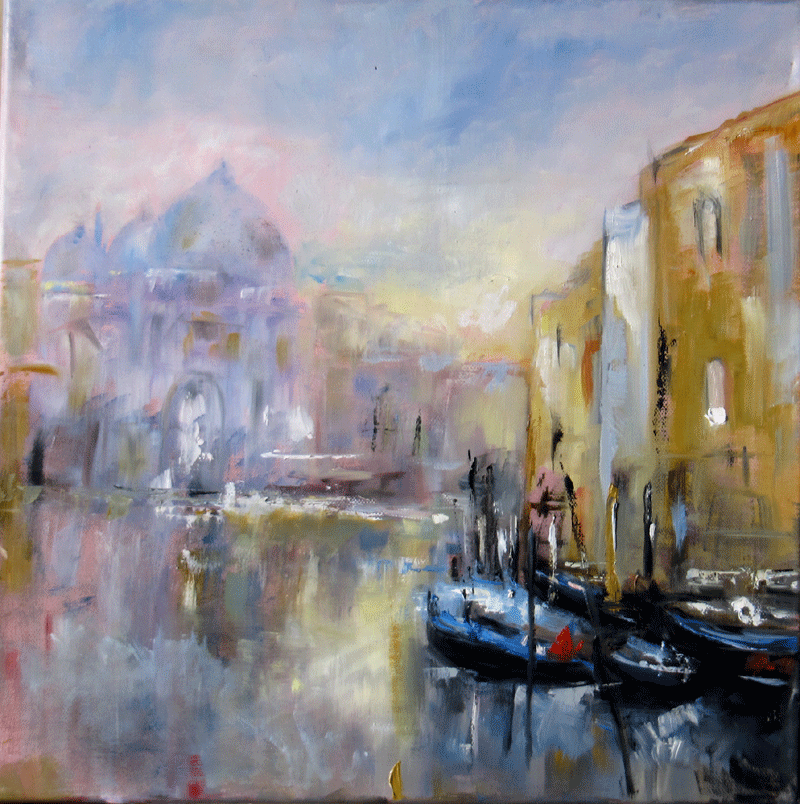 Canal grande Venezia - Leonetta Rossi painter