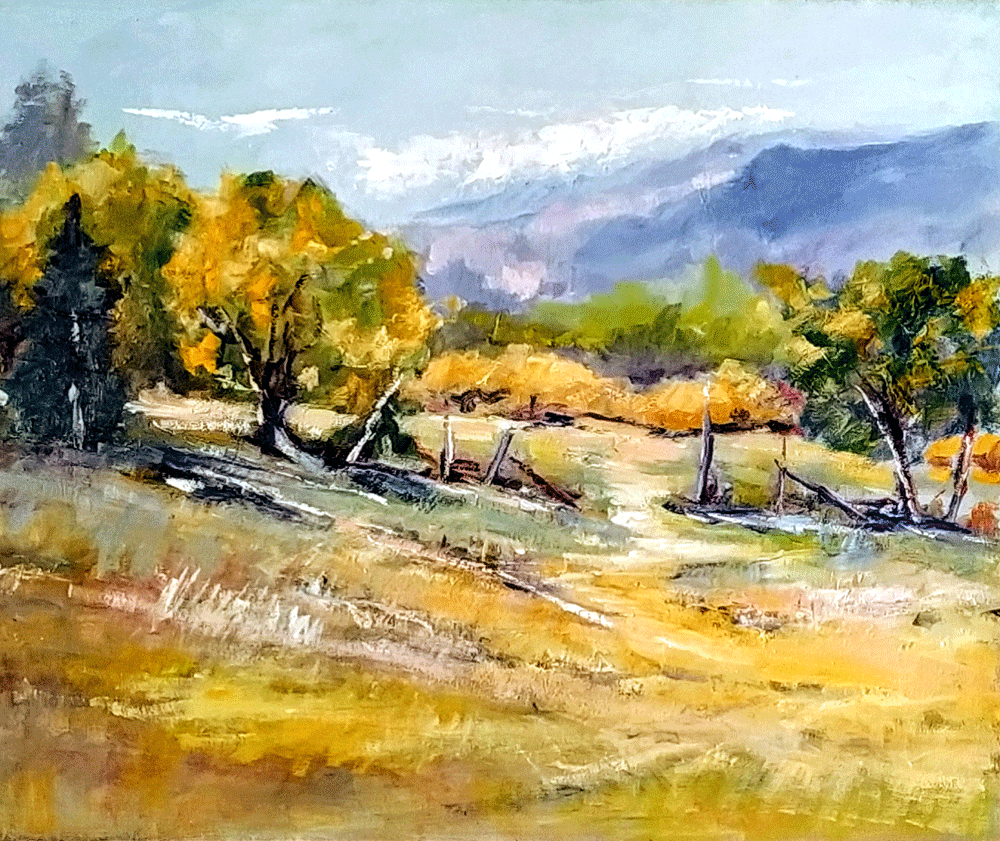 in-campagna (in the country side)  Leonetta Rossi painter