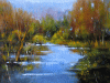 fiume-marecchia-in-autunno(Marecchia river in automn Leonetta Rossi painter