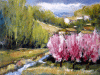 Paesaggio primaverile (spring landscape) Leonetta Rossi painter