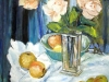vaso di fiori e frutta (vase of flowers and fruit) Leonetta Rossi painter