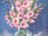 vaso di gladioli (vase of gladioli) Leonetta Rossi painter